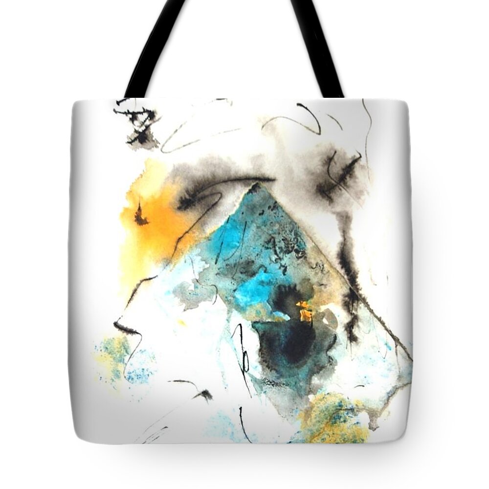 Mixed Media Tote Bag featuring the mixed media Unbound by Dick Richards