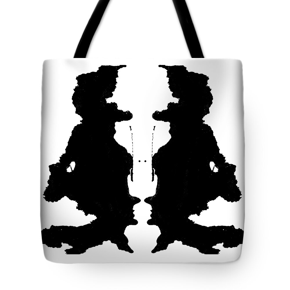 Abstract Tote Bag featuring the painting Undecided by Stephenie Zagorski