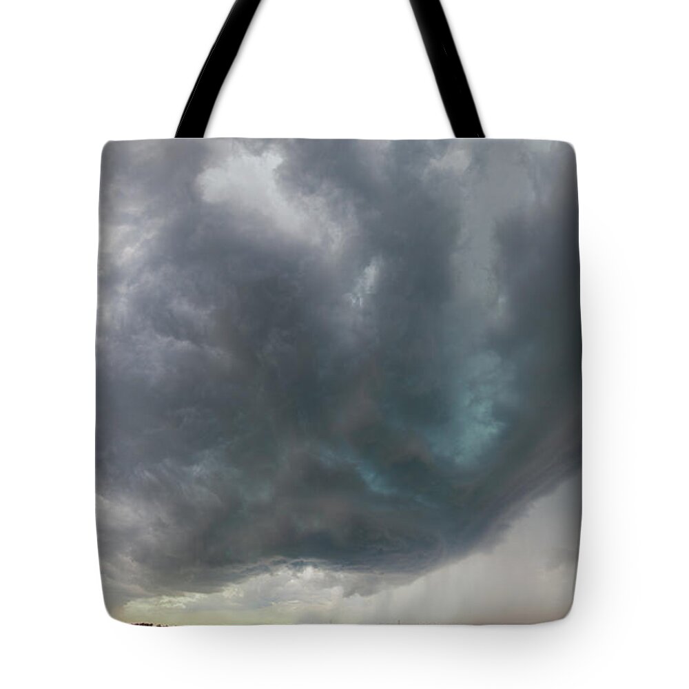 Nebraskasc Tote Bag featuring the photograph Under a Supercell 028 by Dale Kaminski