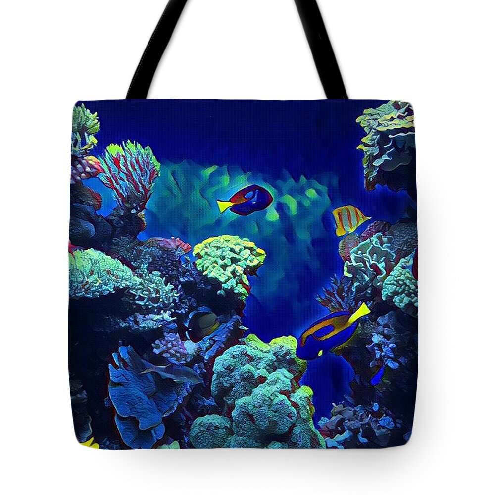 Under The Sea Tote Bag featuring the photograph Under the Sea by Juliette Becker