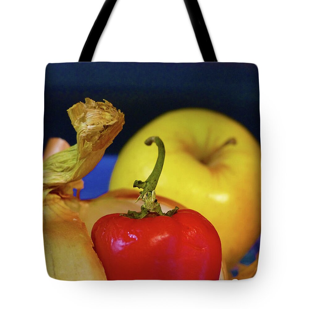 Yellow Delicious Apple Tote Bag featuring the photograph Ambiance by Rosanne Licciardi