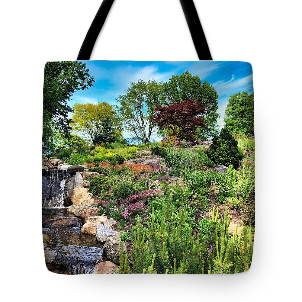 Untermyer Tote Bag featuring the photograph Untermyer Park Landscape by Russ Considine