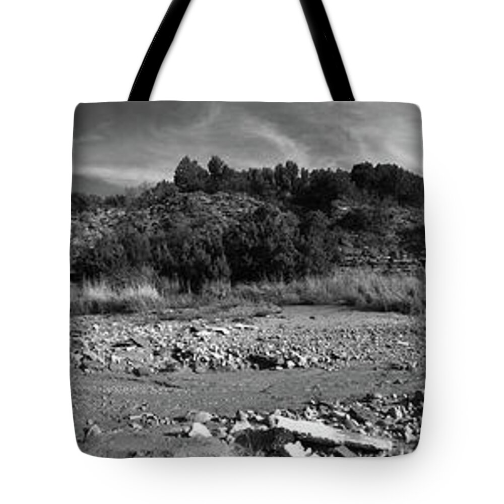 Richard E. Porter Tote Bag featuring the photograph Untitled IMG_1540, Caprock Canyons State Park, Texas by Richard Porter