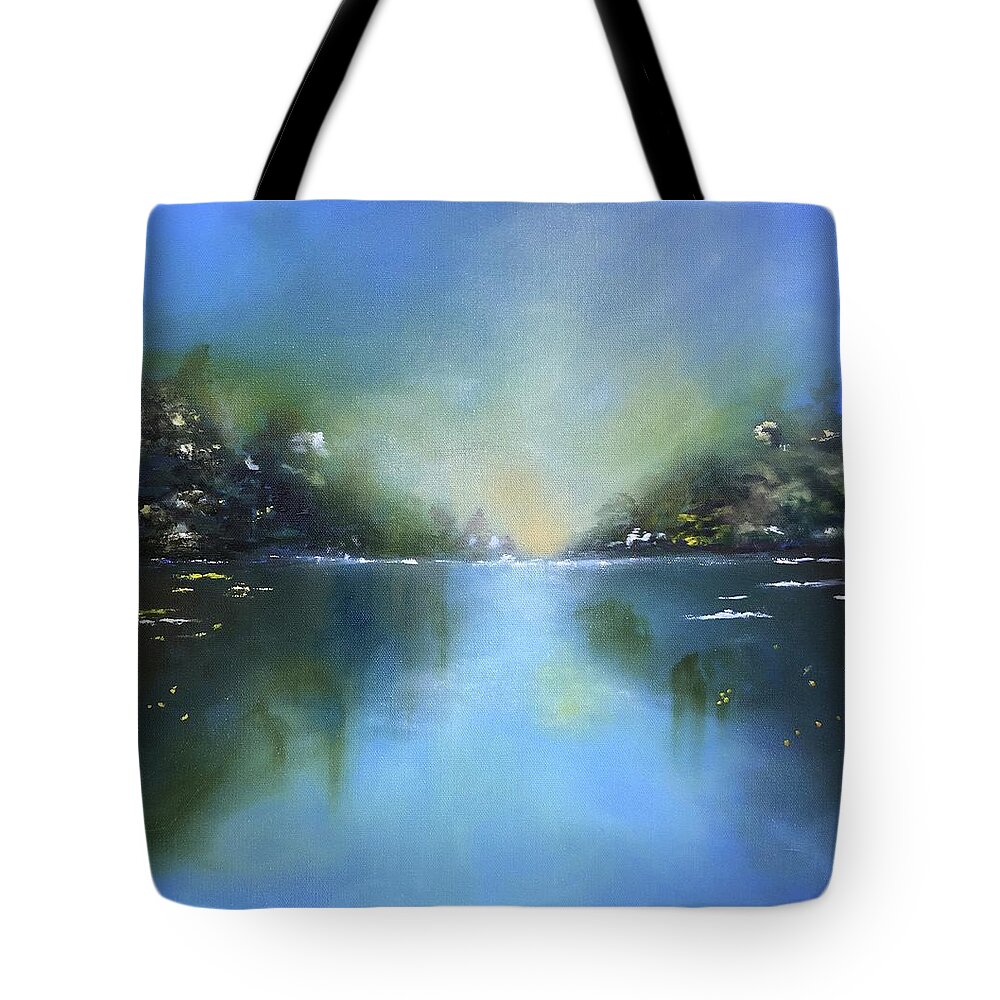 Styx Tote Bag featuring the painting Untitled by Kate Conaboy