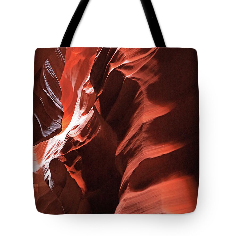 Antelope Canyon Tote Bag featuring the photograph Upper Antelope Canyon 3 by Richard Krebs