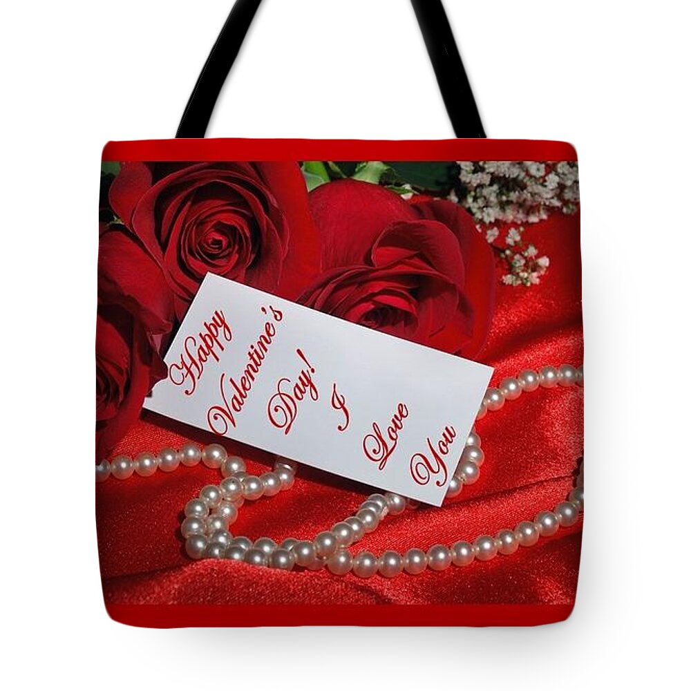 Valentine Tote Bag featuring the photograph Valentine's Day Love by Nancy Ayanna Wyatt