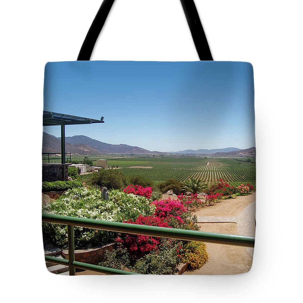 L.a. Cetto Tote Bag featuring the photograph Valle Vista by William Scott Koenig