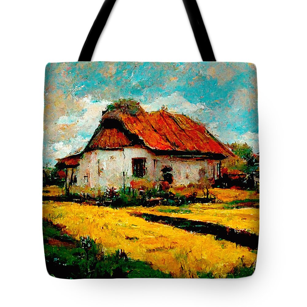 Vincent Van Gogh Tote Bag featuring the digital art Van Gogh #3 by Craig Boehman