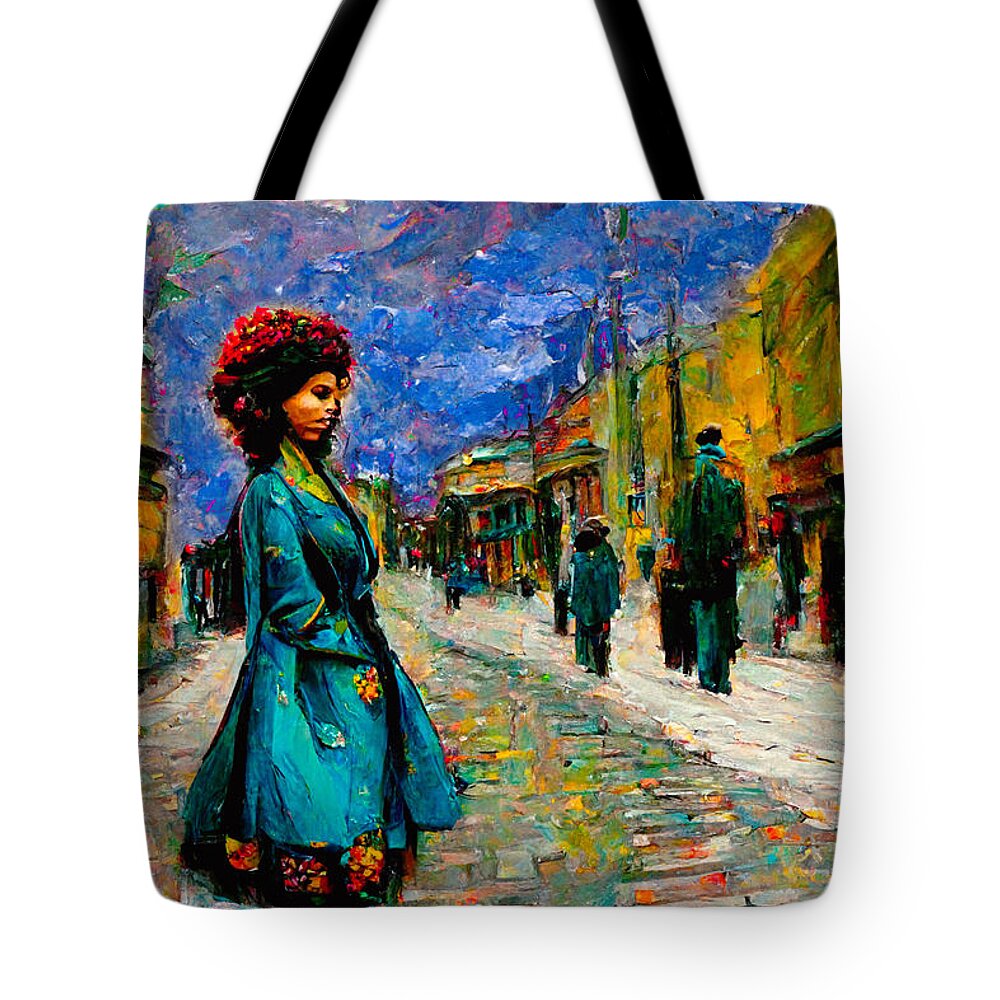 Vincent Van Gogh Tote Bag featuring the digital art Van Gogh #8 by Craig Boehman