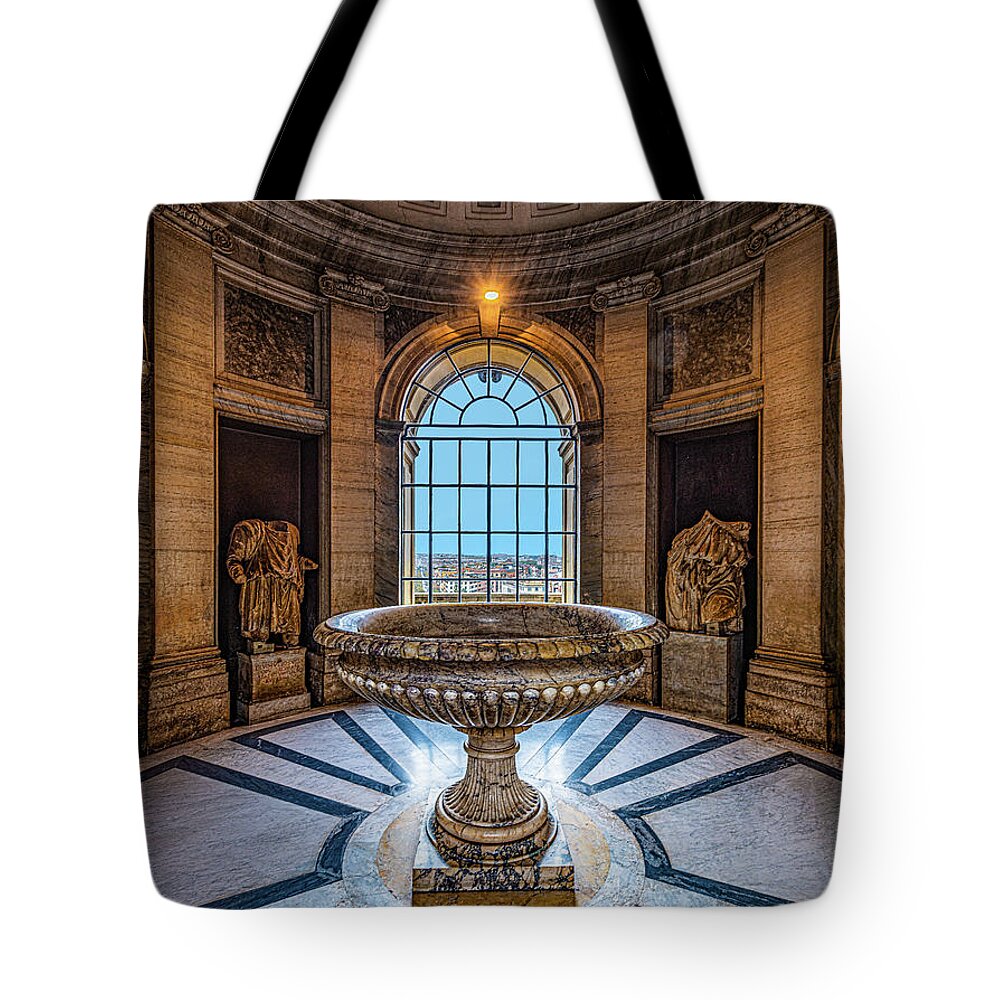Vatican Tote Bag featuring the photograph Vatican Beauty by David Downs