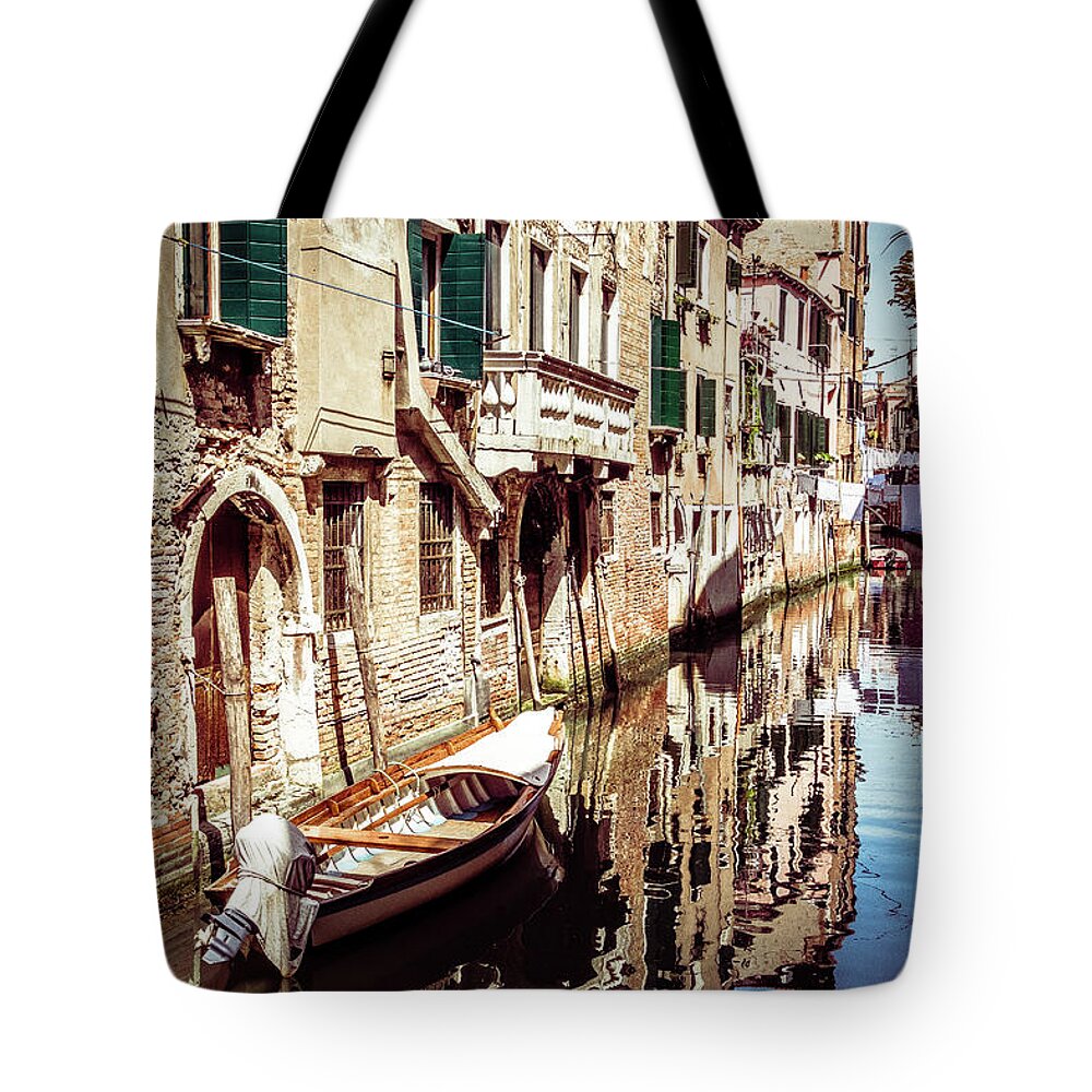 Italy Tote Bag featuring the photograph Venice #3 by Alberto Zanoni
