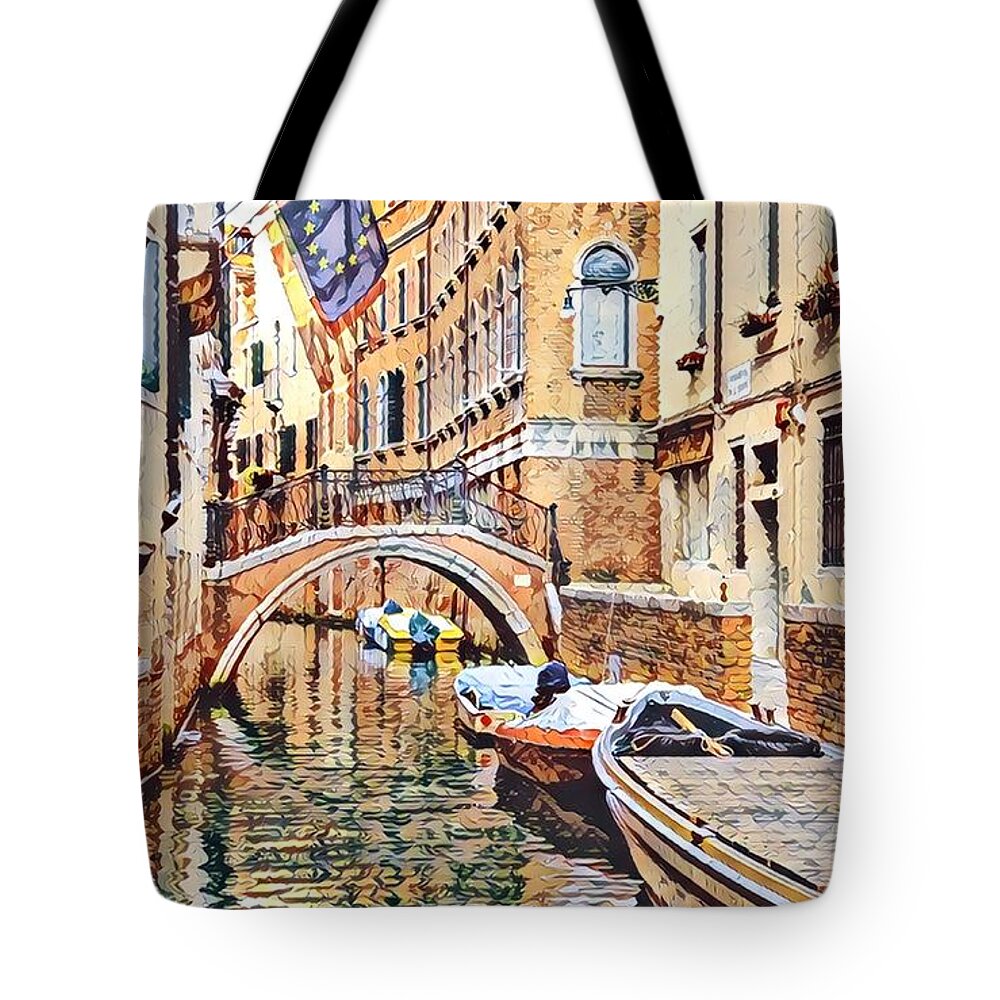  Tote Bag featuring the photograph Venice Italy by Adam Green