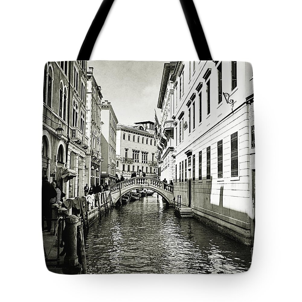 Venice Tote Bag featuring the photograph Venice Series 4 by Ramona Matei