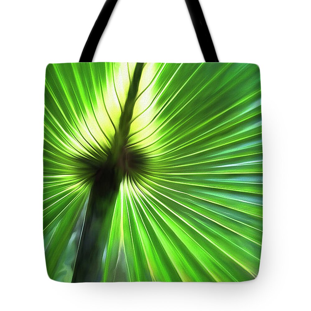 Plant Tote Bag featuring the photograph Verdant Glow by Art Cole