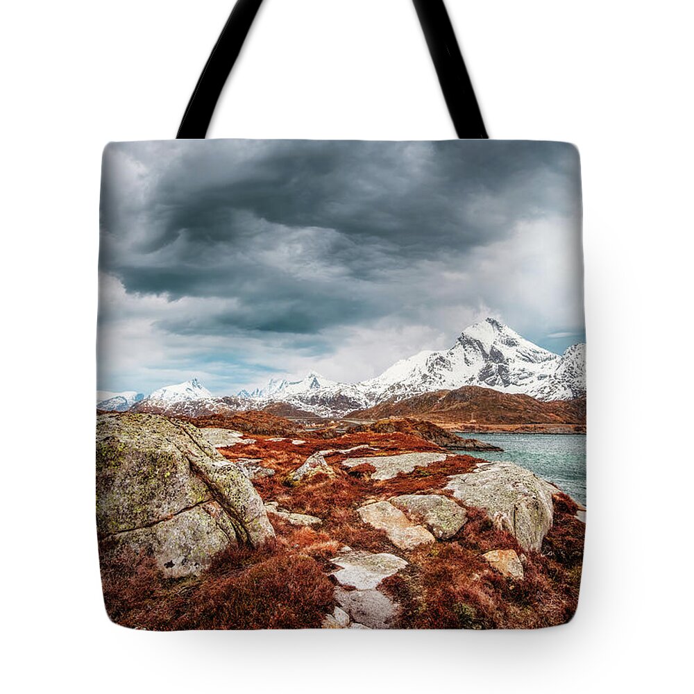 Landscape Tote Bag featuring the photograph Vibes Speak Louder Than Words by Philippe Sainte-Laudy