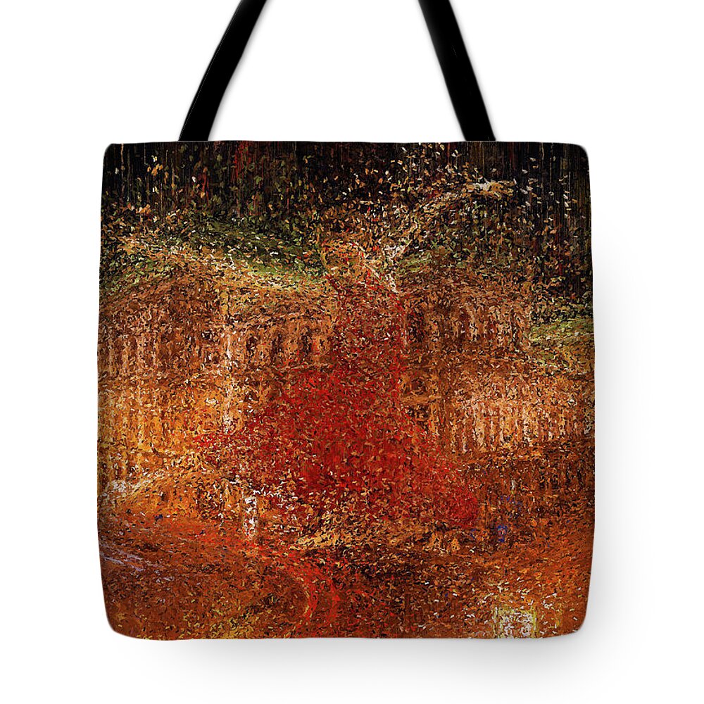 Opera Tote Bag featuring the painting Viennese Mood by Alex Mir