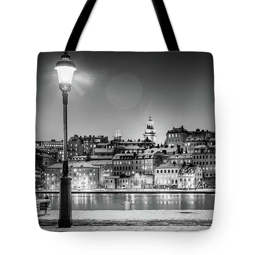 Stockholm Tote Bag featuring the photograph View of Stockholm by Nicklas Gustafsson