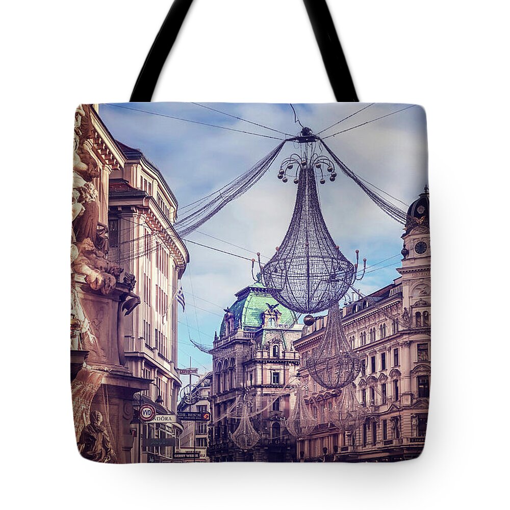 Vienna Tote Bag featuring the photograph Vintage Vienna by Carol Japp