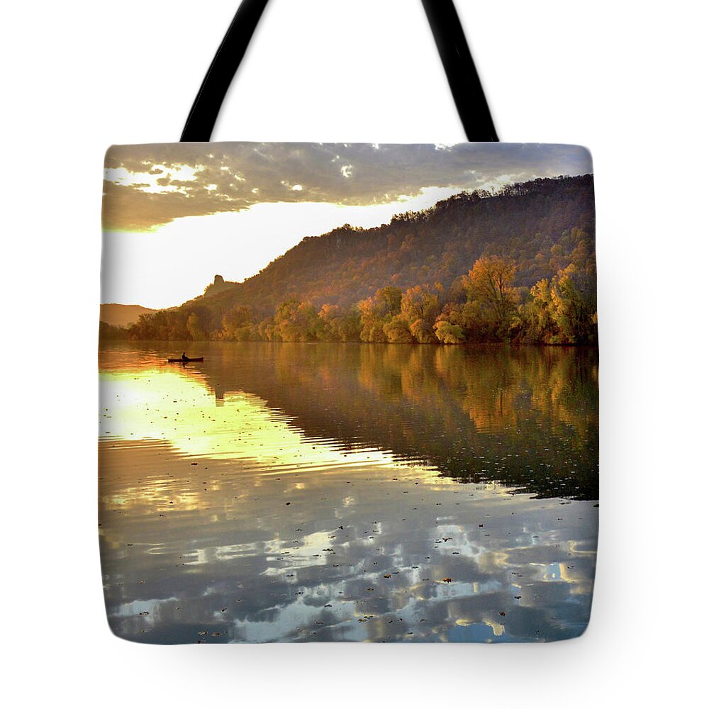 Winona Minnesota Tote Bag featuring the photograph Visit Winona by Susie Loechler