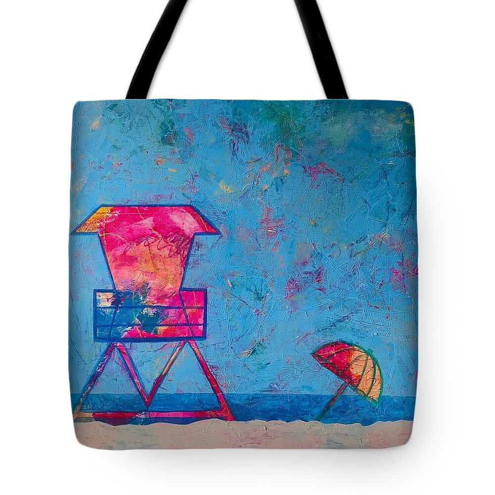 Ocean Tote Bag featuring the painting Vitamin Sea by Monica Martin