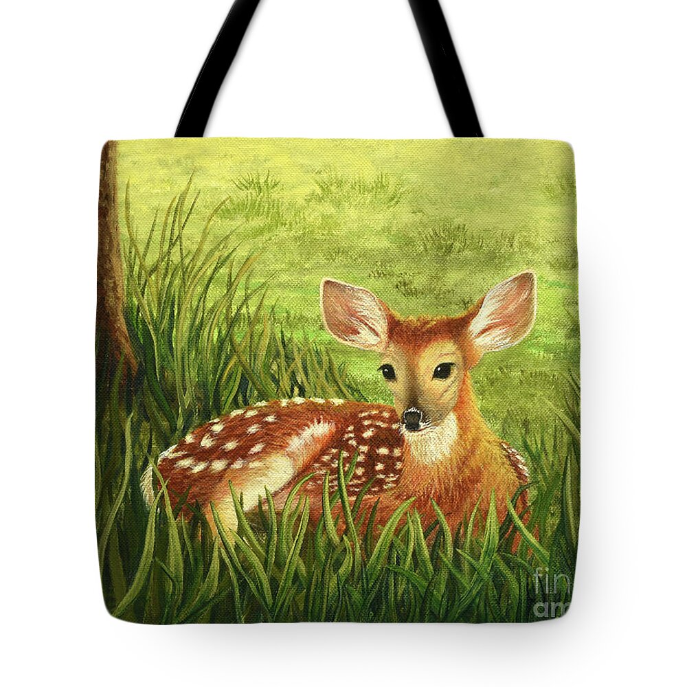 Waiting Tote Bag featuring the painting Waiting by Sarah Irland