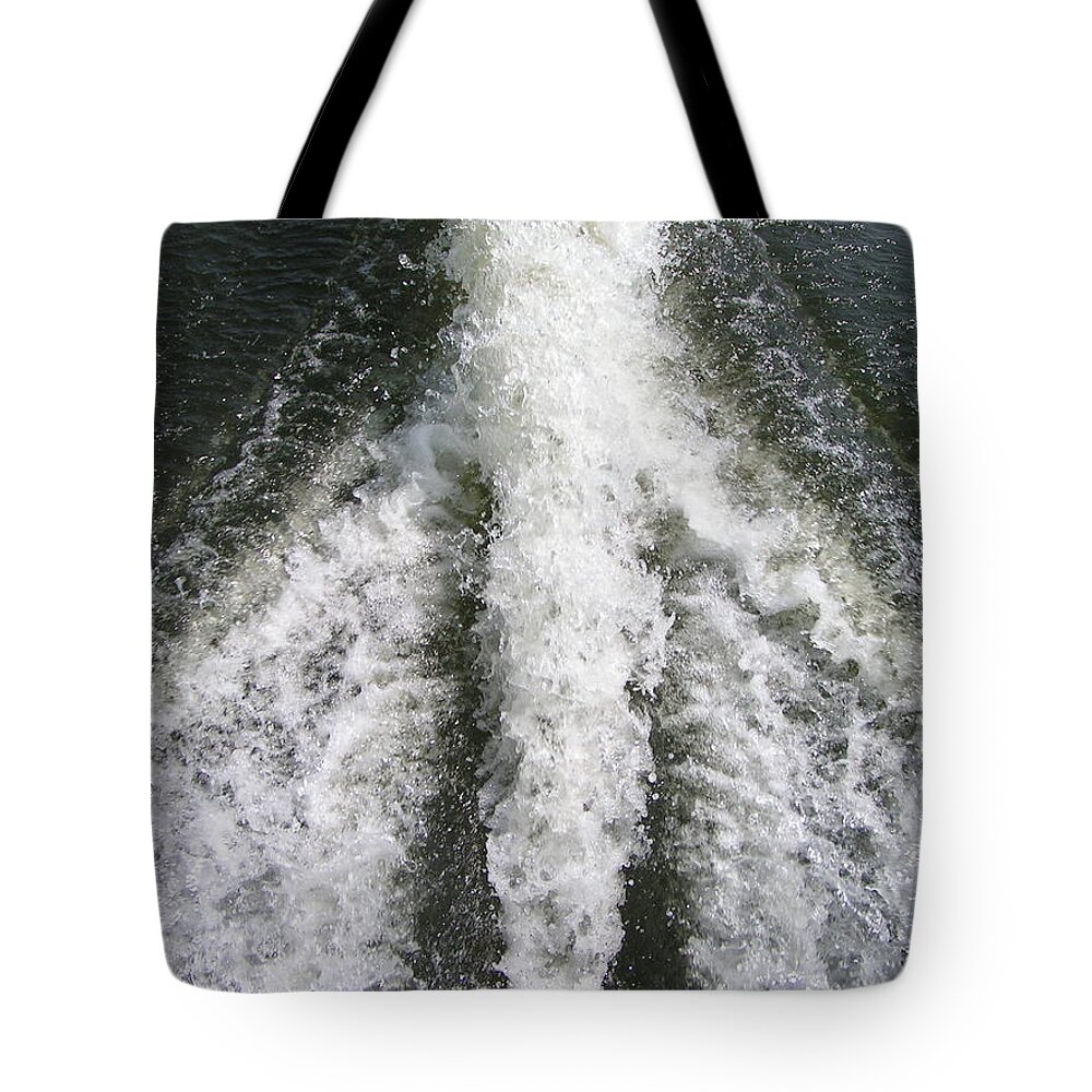  Tote Bag featuring the photograph Wake by Heather E Harman