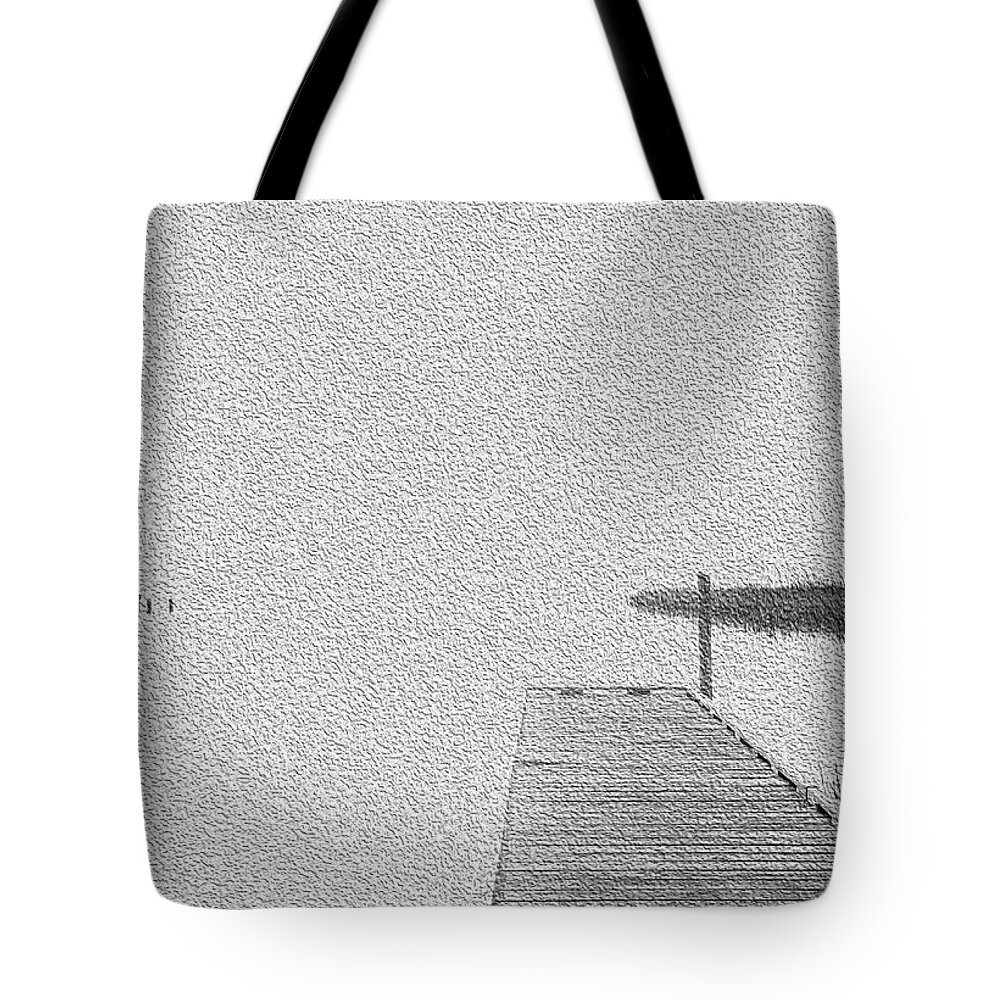 Abstract Tote Bag featuring the photograph Walk Toward the Light by Dart Humeston