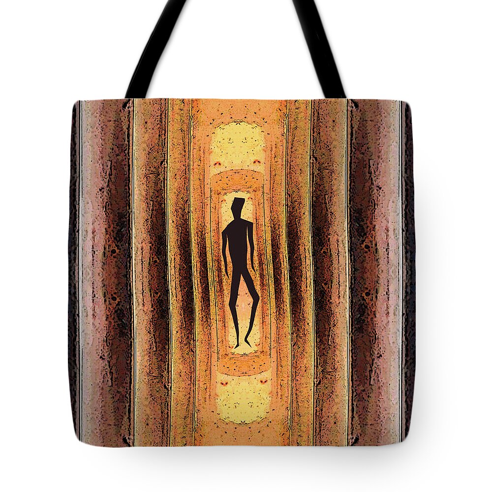 Sun Tote Bag featuring the digital art Walking On The Sun by Phil Perkins