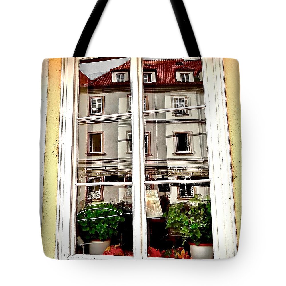 Prague Tote Bag featuring the photograph Walking Prague by Ira Shander