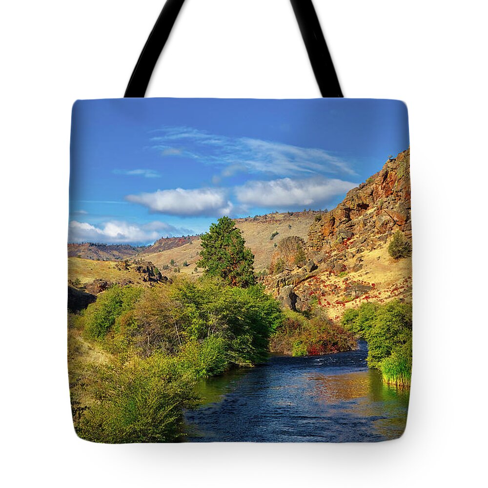 River Tote Bag featuring the photograph Warm Springs River by Loyd Towe Photography