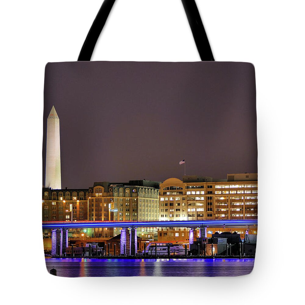 14th Street Tote Bag featuring the photograph Washington DC by Alexander Farnsworth