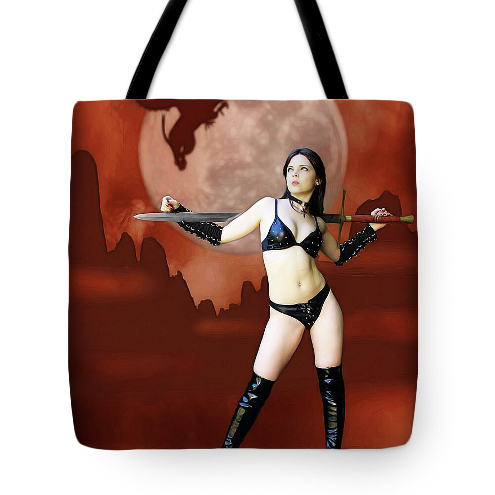 Rebel Tote Bag featuring the photograph Waste Land Amazon by Jon Volden