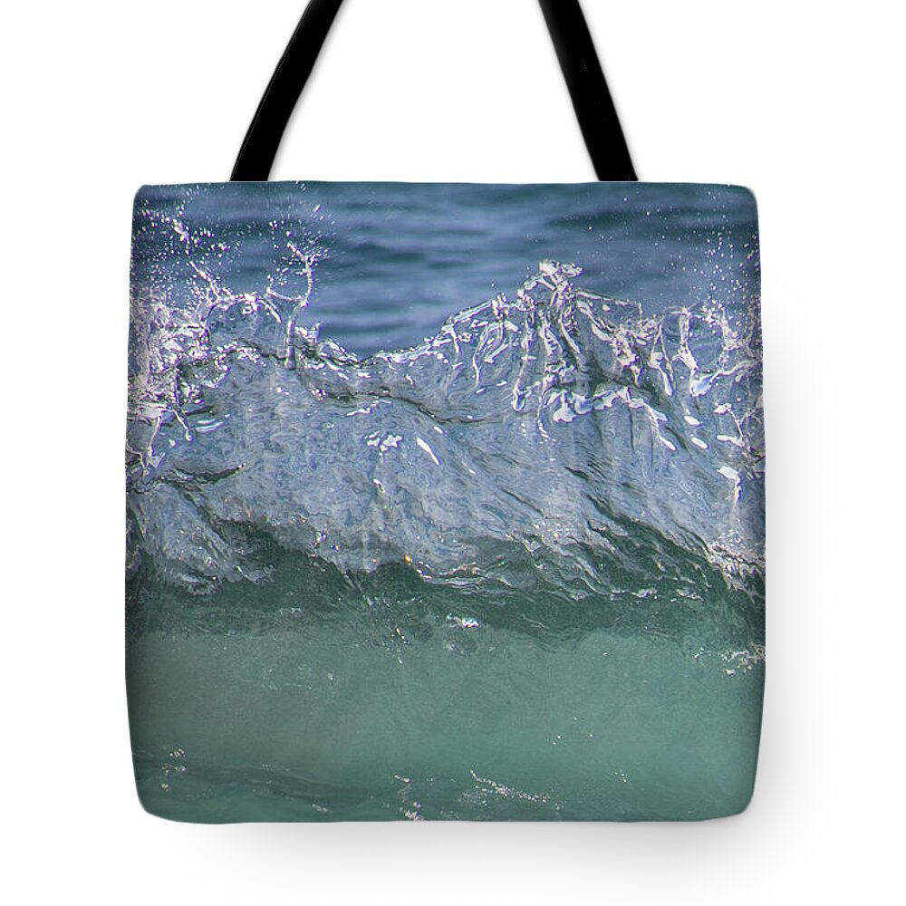 Hawaii Tote Bag featuring the photograph Water Dance by Tony Spencer