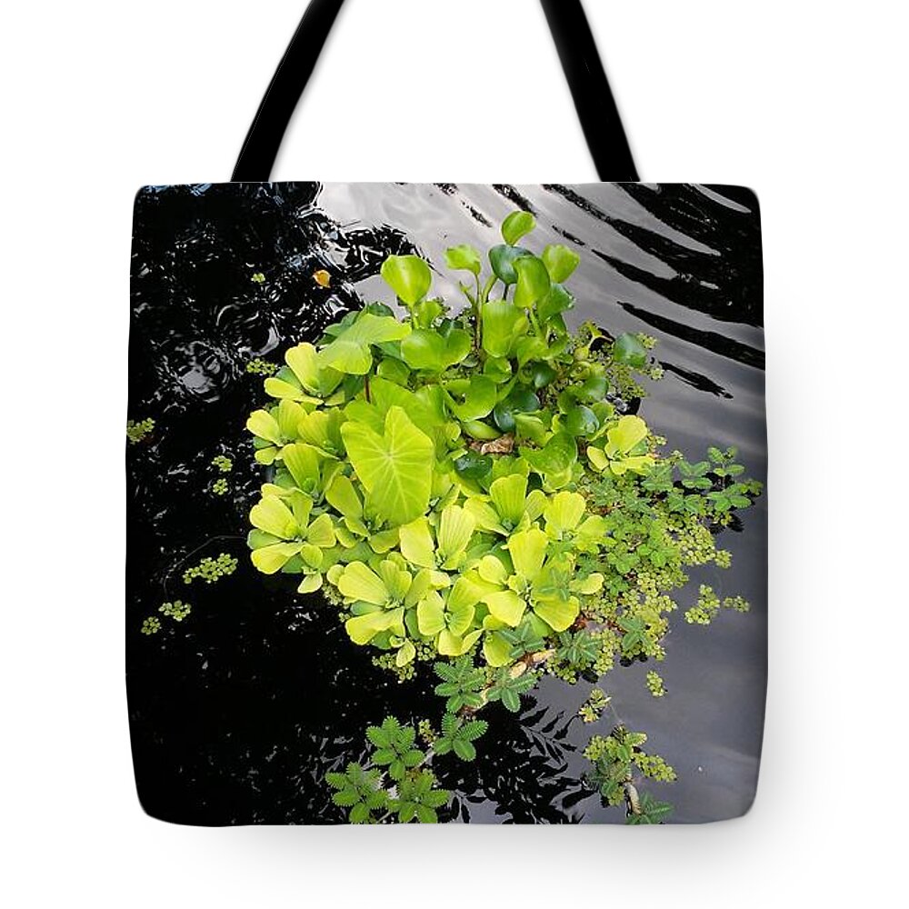  Tote Bag featuring the photograph Water Foilage by John Parry