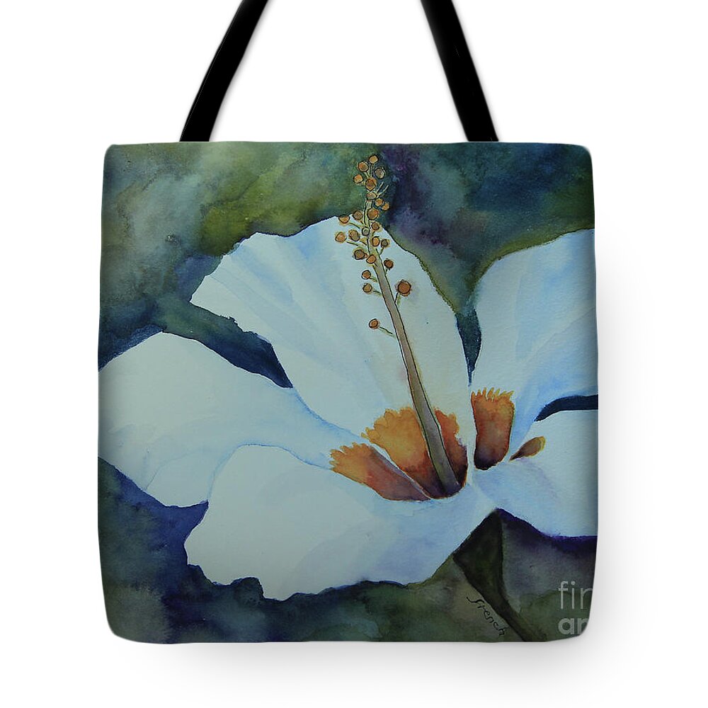 Lily Tote Bag featuring the painting Watercolor Lily by Jeanette French