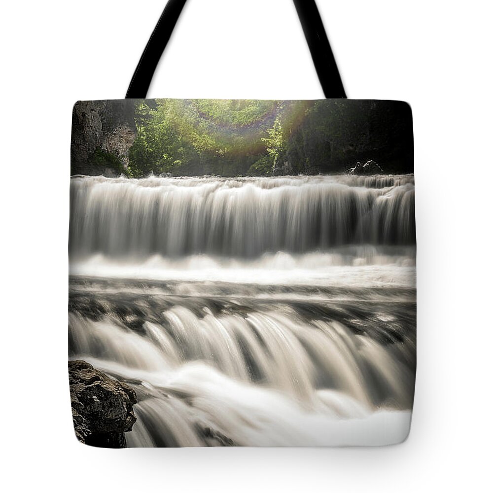  Tote Bag featuring the photograph Waterfalls Galore by Nicole Engstrom