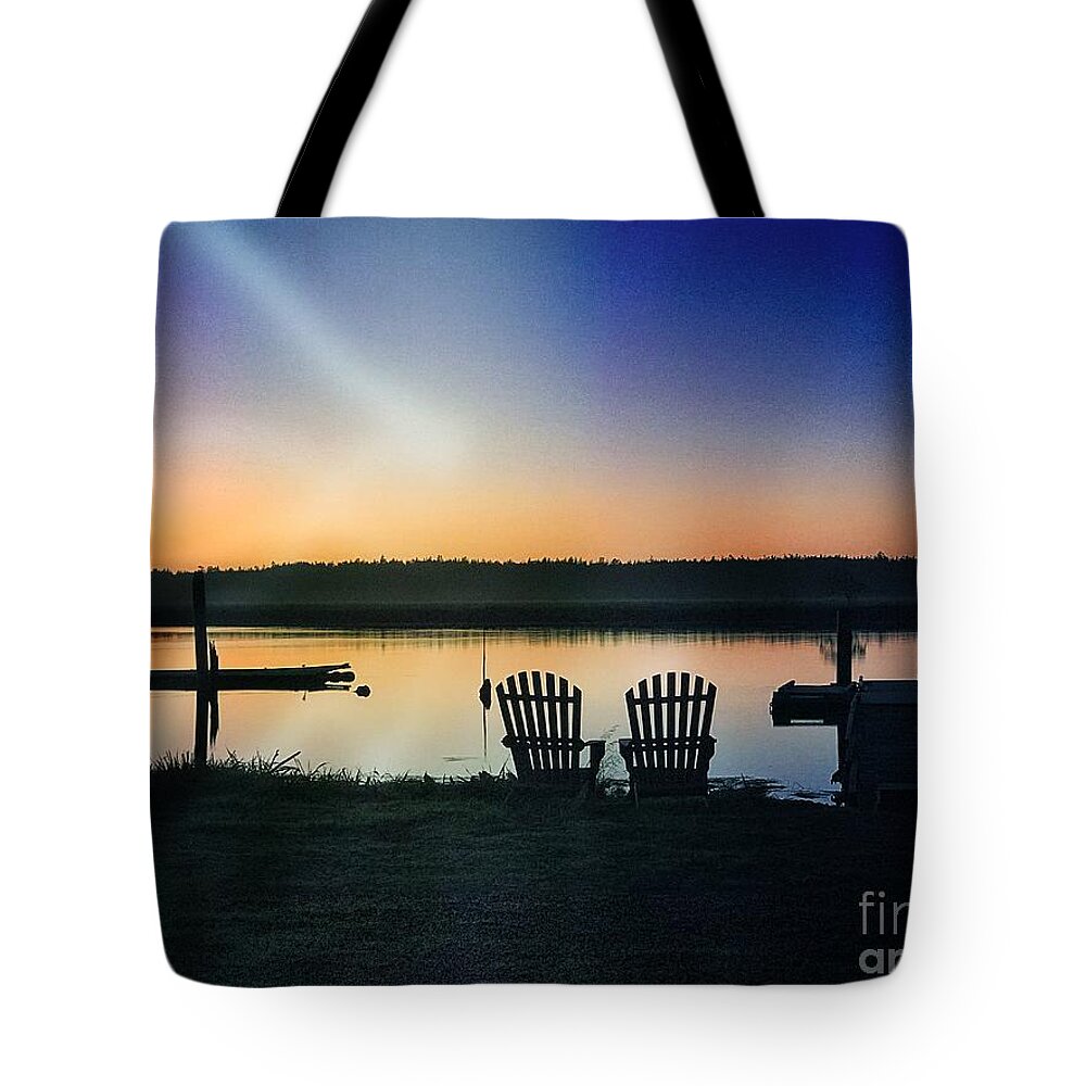 500 Views Tote Bag featuring the photograph Water's Edge by Jenny Revitz Soper