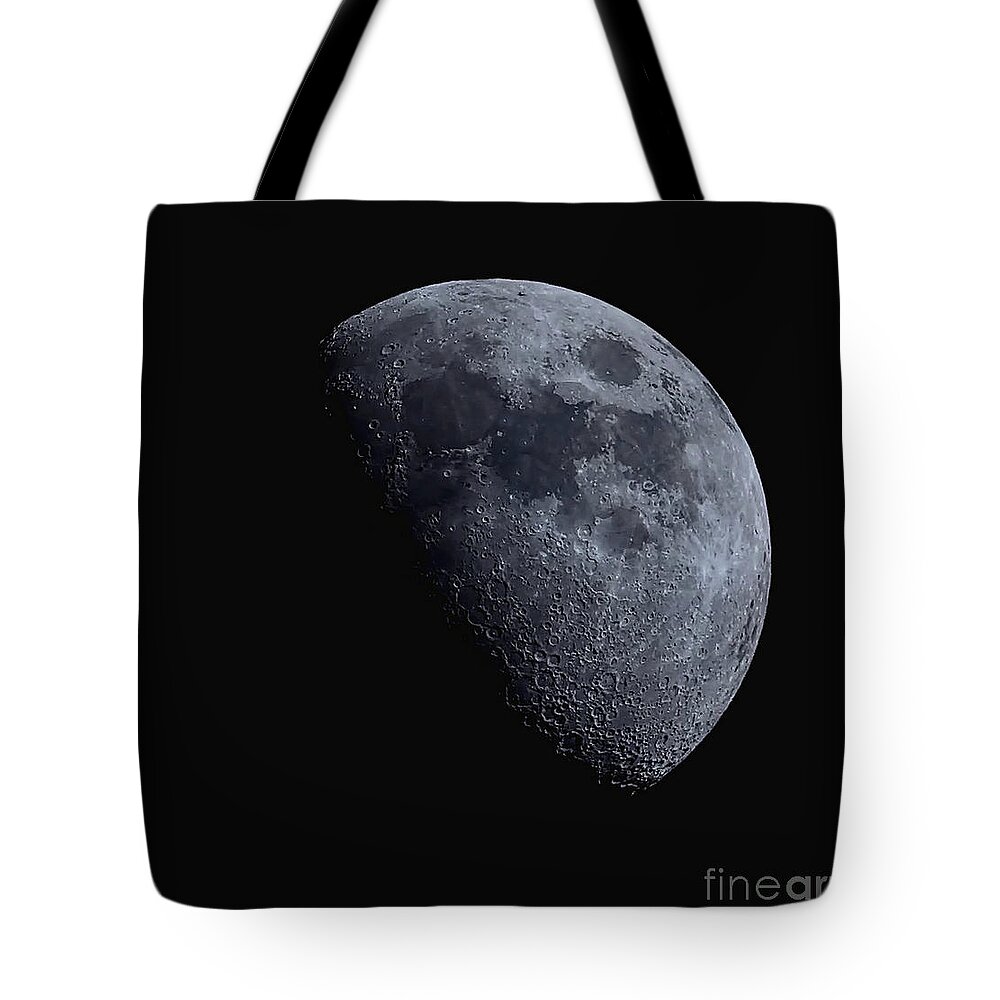 See Star S50 Tote Bag featuring the photograph Waxing Crescent Moon by fototaker Tony