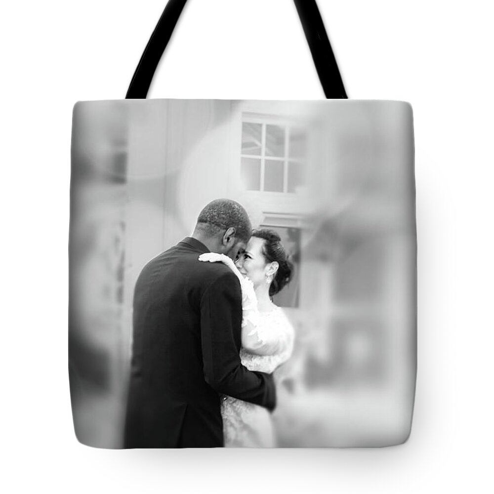 Wedding Tote Bag featuring the photograph Wedding Dance by Theresa Johnson