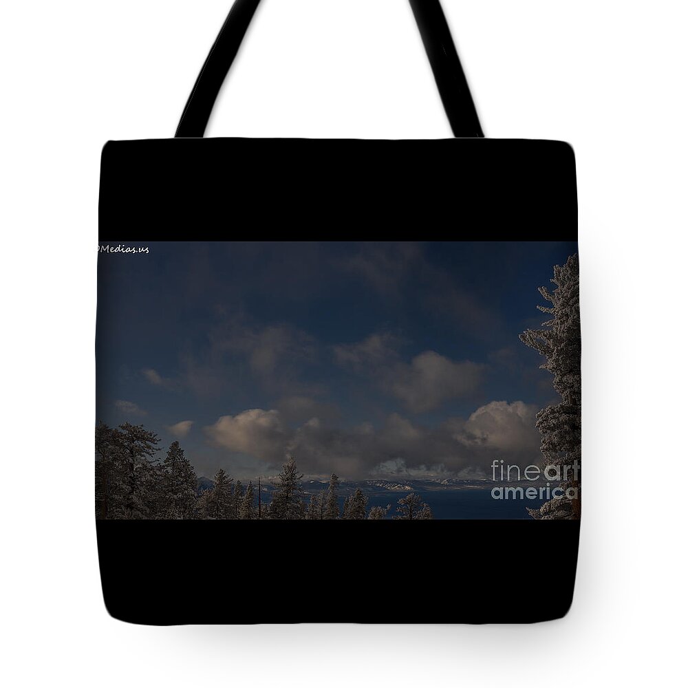 West Shore Tote Bag featuring the photograph west shore Lake Tahoe, California, U.S.A., El Dorado National Forest as seen from south shore by PROMedias US