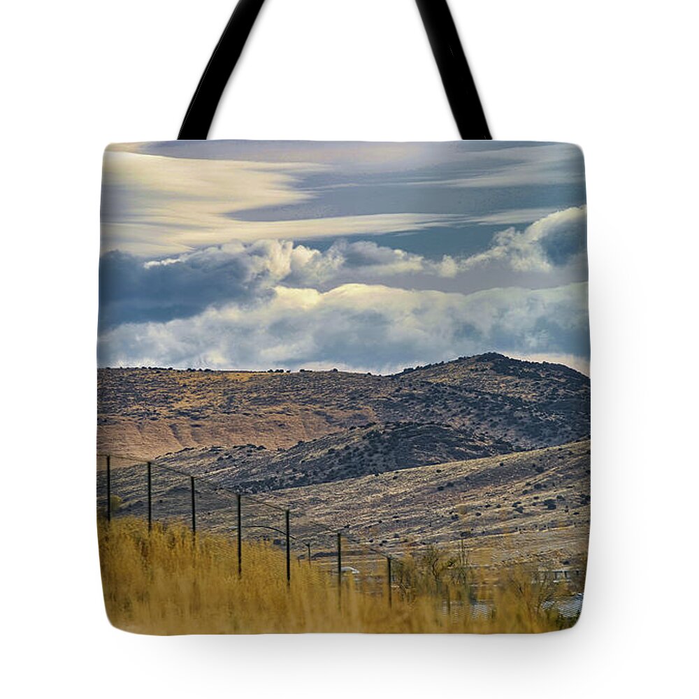 Landscape Tote Bag featuring the photograph Western Landscape USA Wyoming by Chuck Kuhn