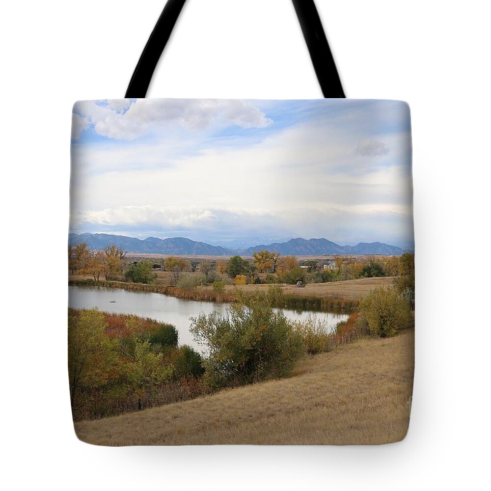 Westminster Tote Bag featuring the photograph Westminster Colorado by Veronica Batterson