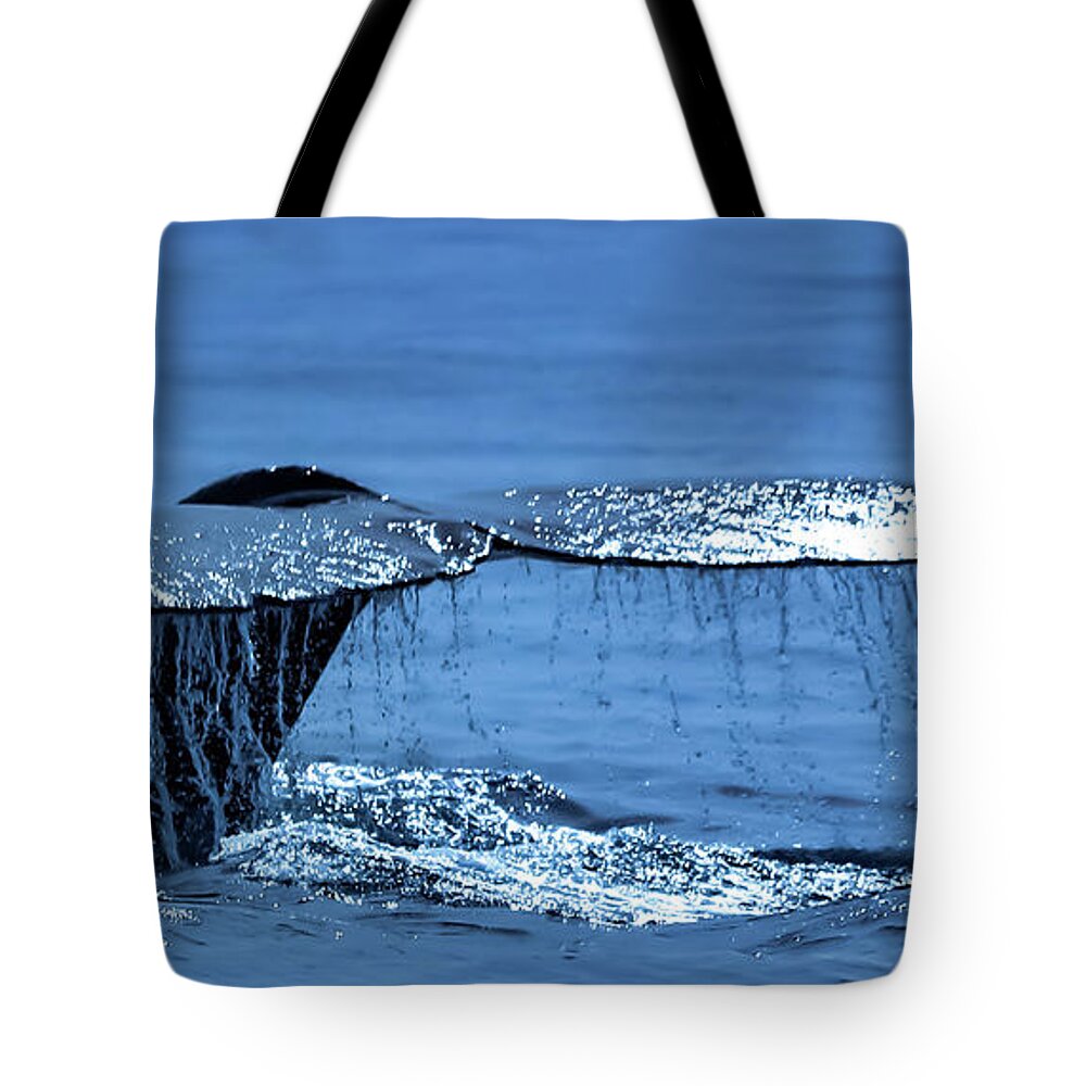 Whales Tote Bag featuring the photograph Whale Tale by Theresa D Williams