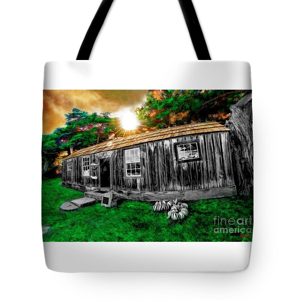 Whalers Cabin Tote Bag featuring the photograph Whalers Cabin Point Lobos State Natural Reserve by Blake Richards