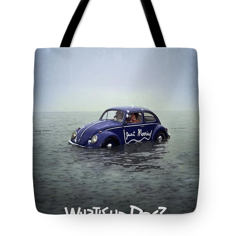 Movie Poster Tote Bag featuring the digital art What's Up Doc by Bo Kev