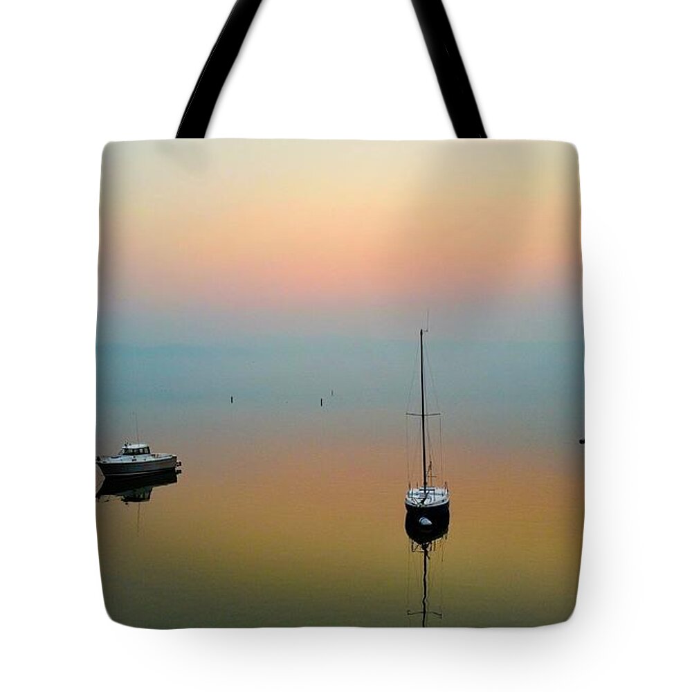 Boats Tote Bag featuring the photograph When the Smoke Clears by Devin Wilson