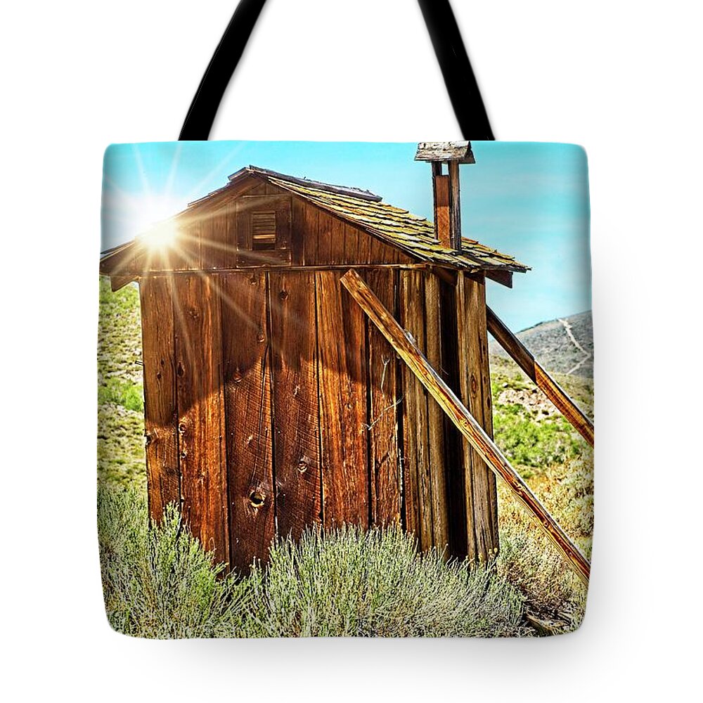 Abandoned Tote Bag featuring the photograph When You Gotta Go by David Desautel