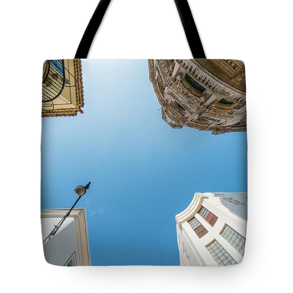 Cuba Tote Bag featuring the photograph When you see the sky from Old Habana, Cuba by Lie Yim