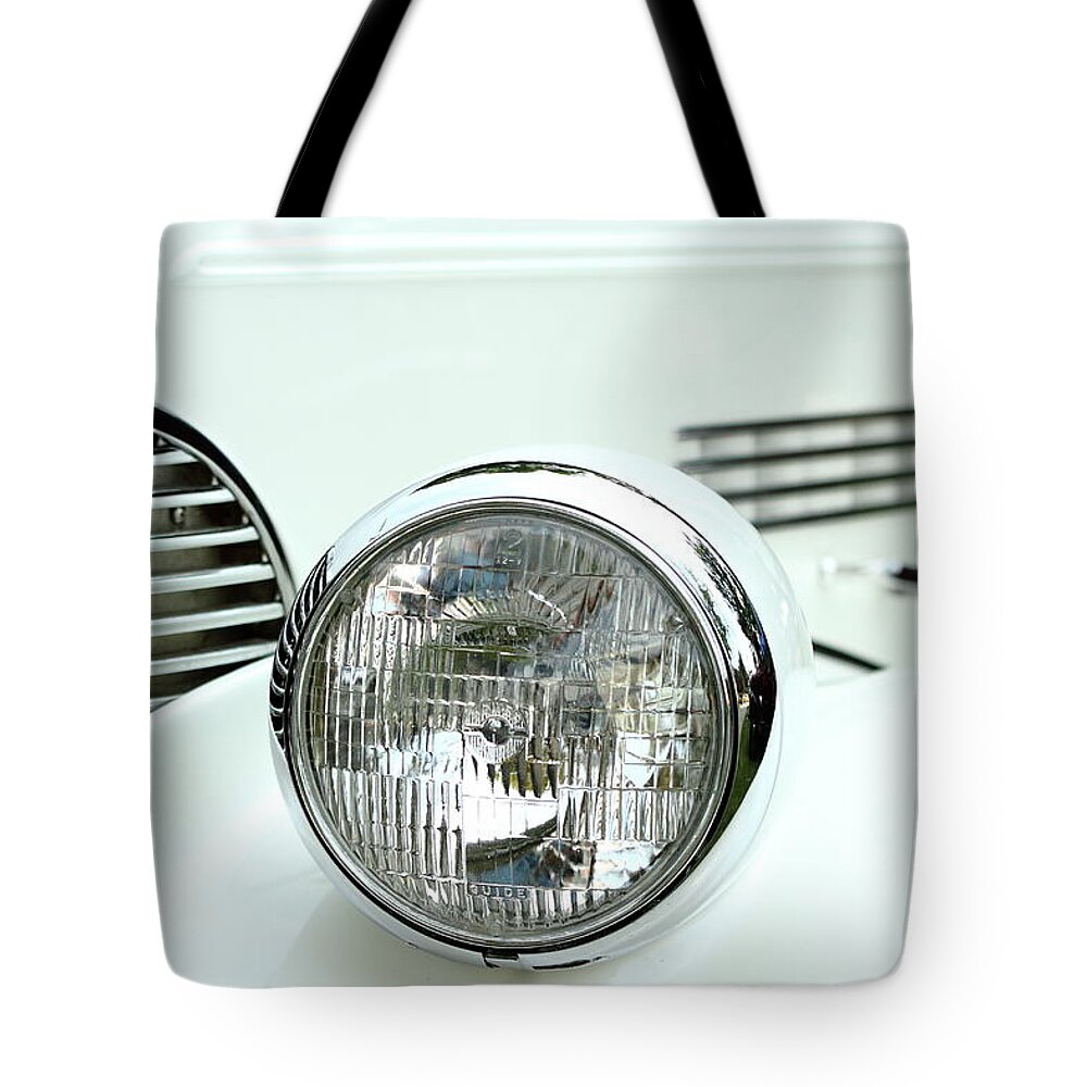 Chevy Tote Bag featuring the photograph White by Lens Art Photography By Larry Trager