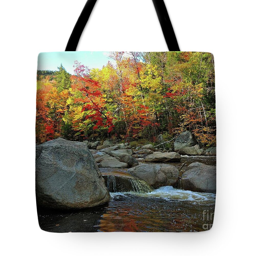  River Tote Bag featuring the photograph White Mountains #3 by Marcia Lee Jones